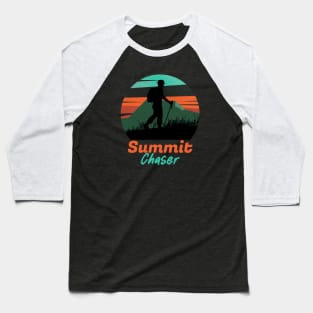 Summit Chaser Mountain Trekking Baseball T-Shirt